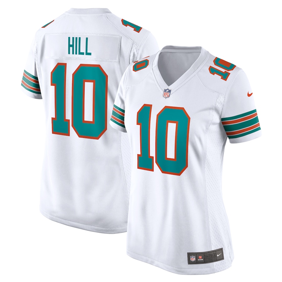 Women's Miami Dolphins Tyreek Hill Nike White Game Jersey