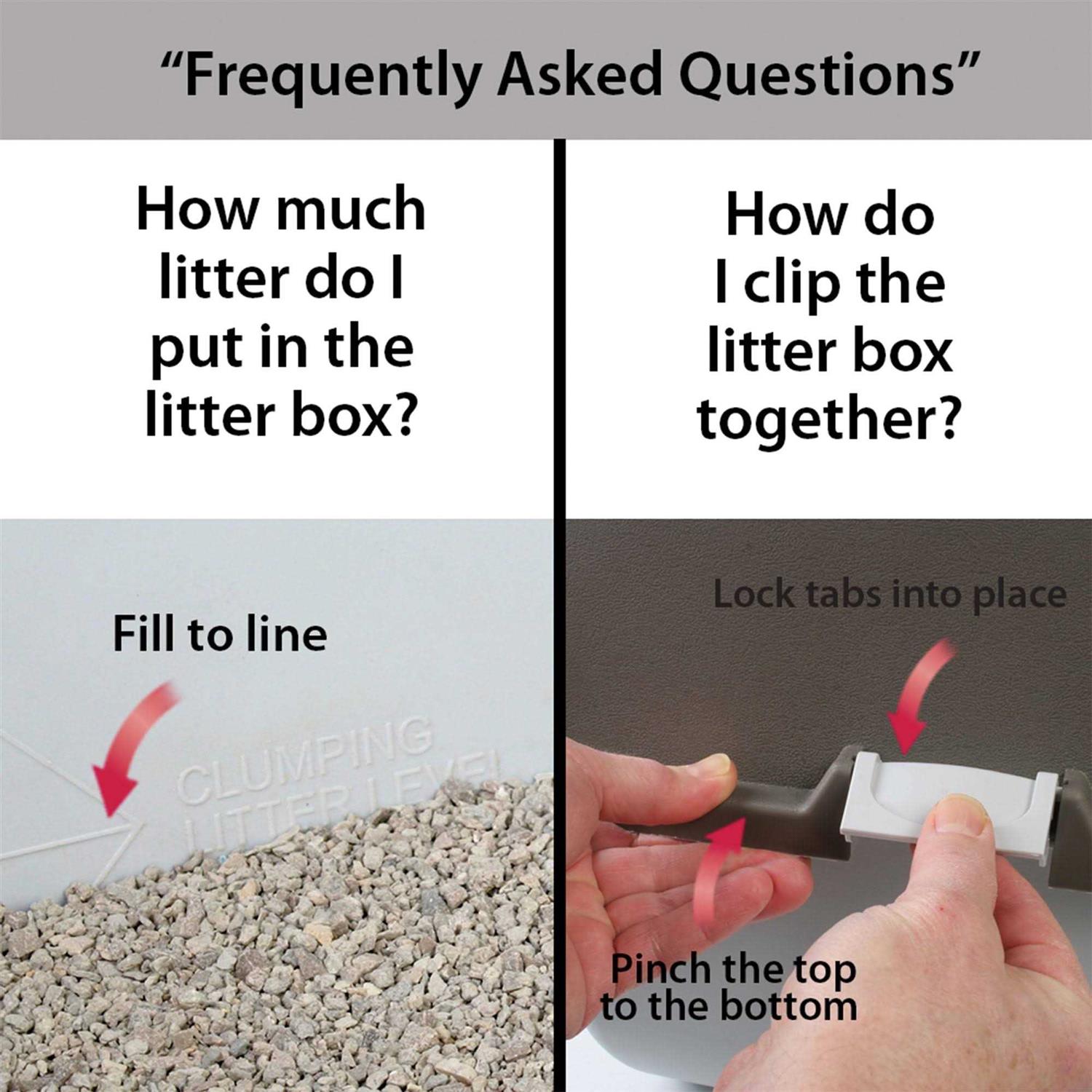 Omega Paw Easy Fill Roll ‘N Clean Cat Litter Box