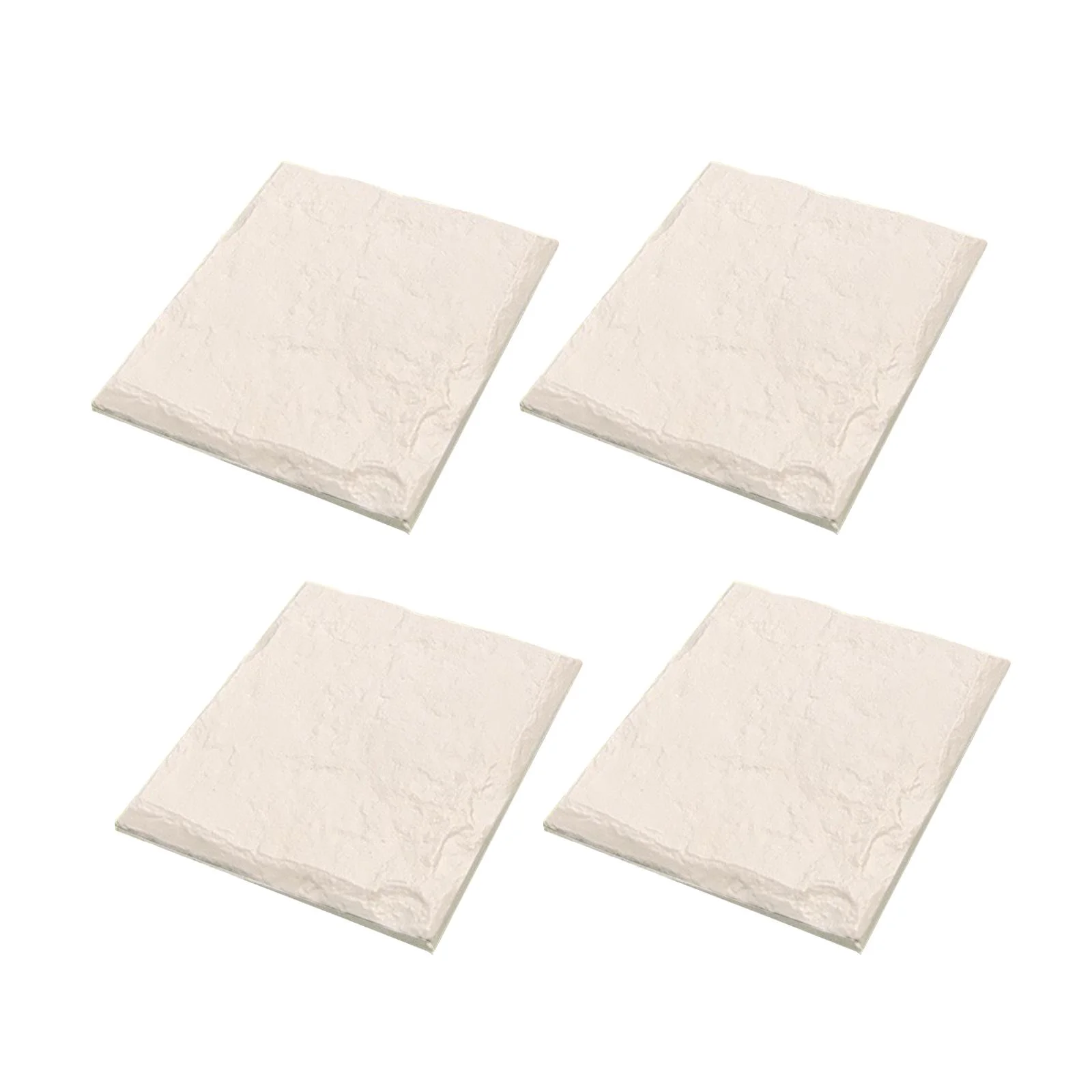 koolsoo 4 Pieces Garden Stepping Stones Pathway Garden Decoration Sturdy with Ground Nails Outdoor Walkway for Patio Courtyard School 39.3x39.3x2.2cm - Curated Treasures Market