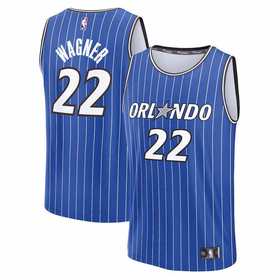 Men's Orlando Magic Franz Wagner Fanatics Blue Fast Break Replica Player Jersey - Icon Edition