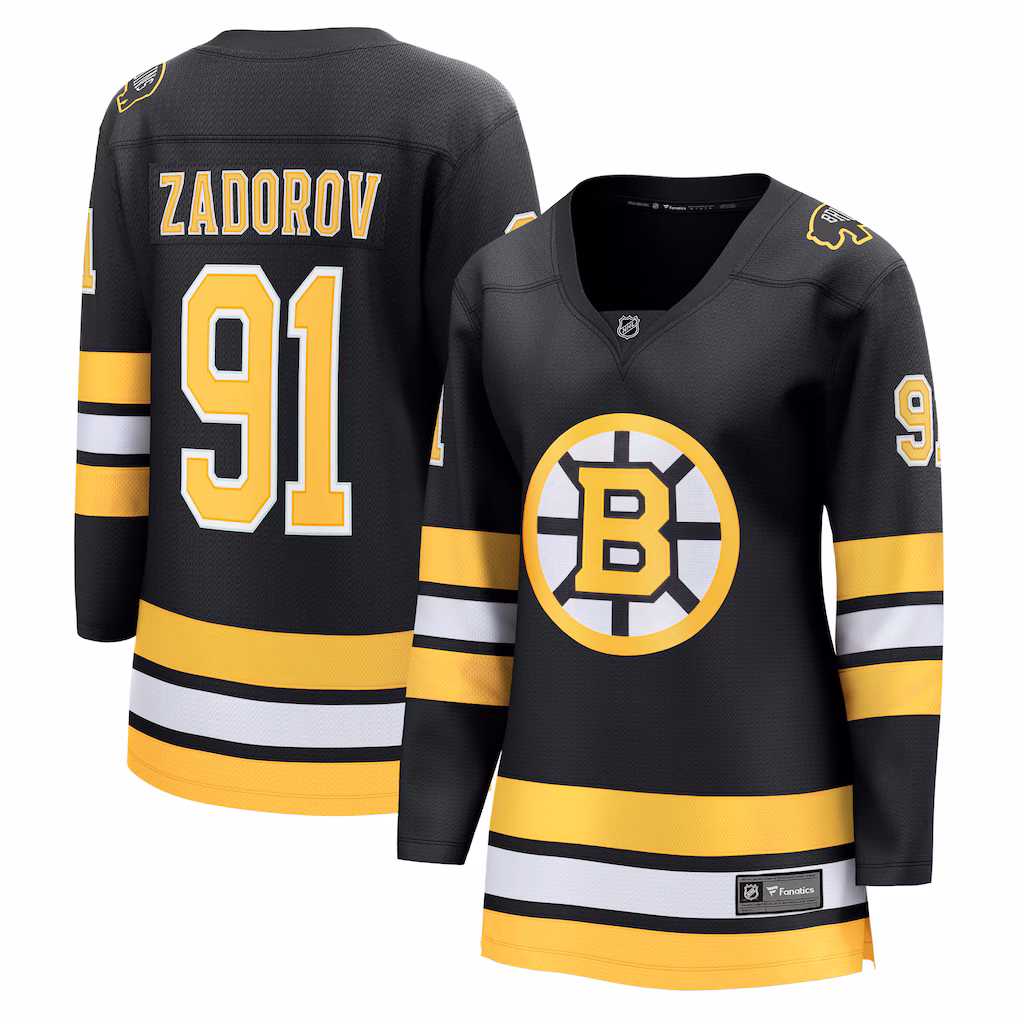 Women's Boston Bruins Nikita Zadorov Fanatics Black Home Breakaway Player Jersey
