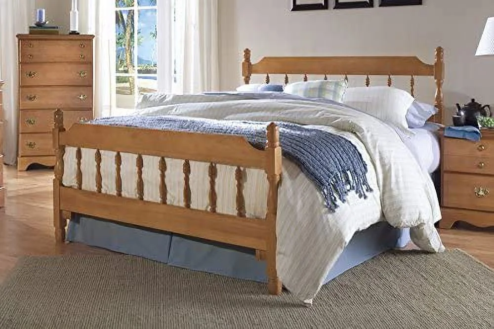 Carolina Furniture Works 157353 Footboard - Spindle 4-6 5-0 - Salem Maple