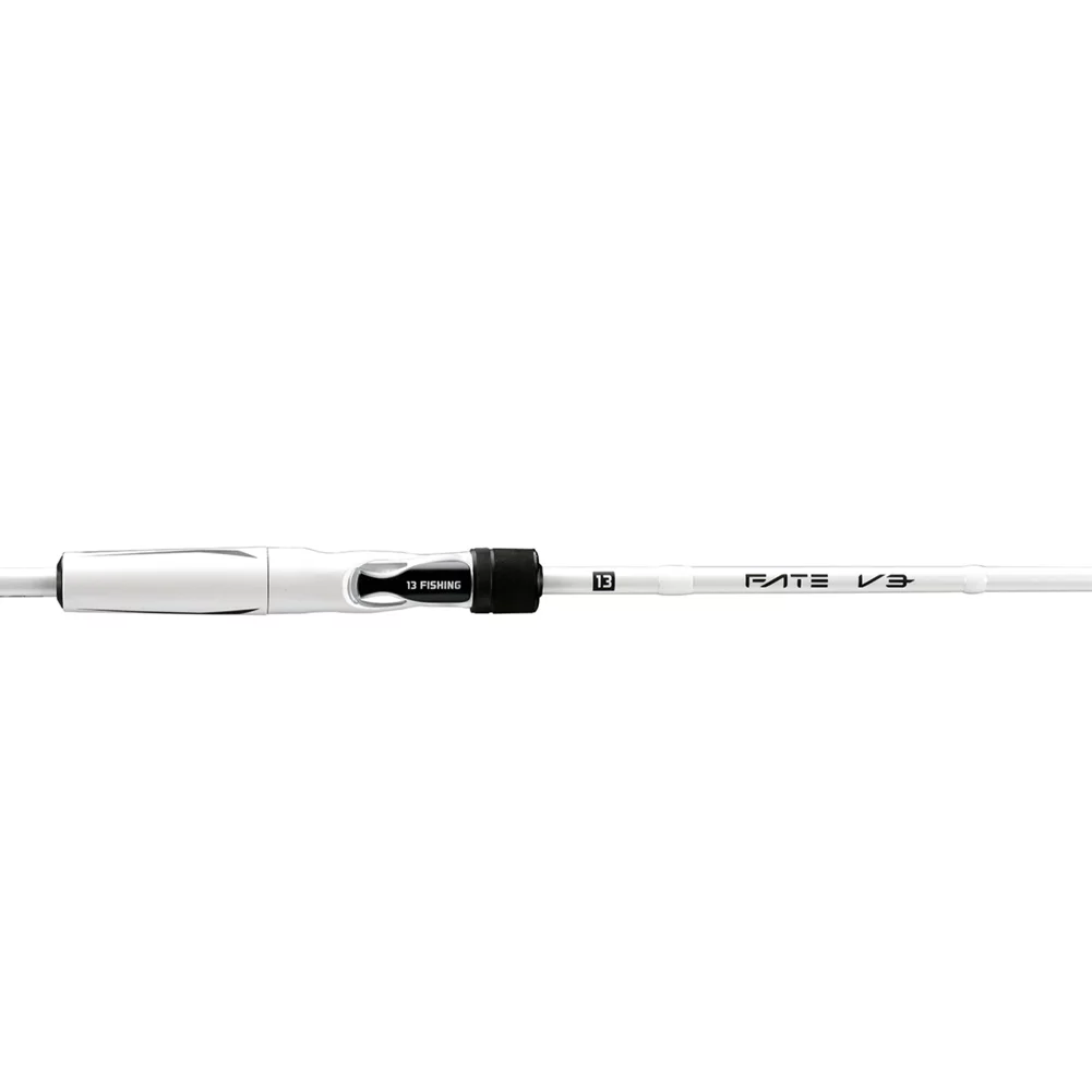 13 Fishing 1130235 7 ft. 6 in. Fate V3 Medium Heavy Casting Rod, Black