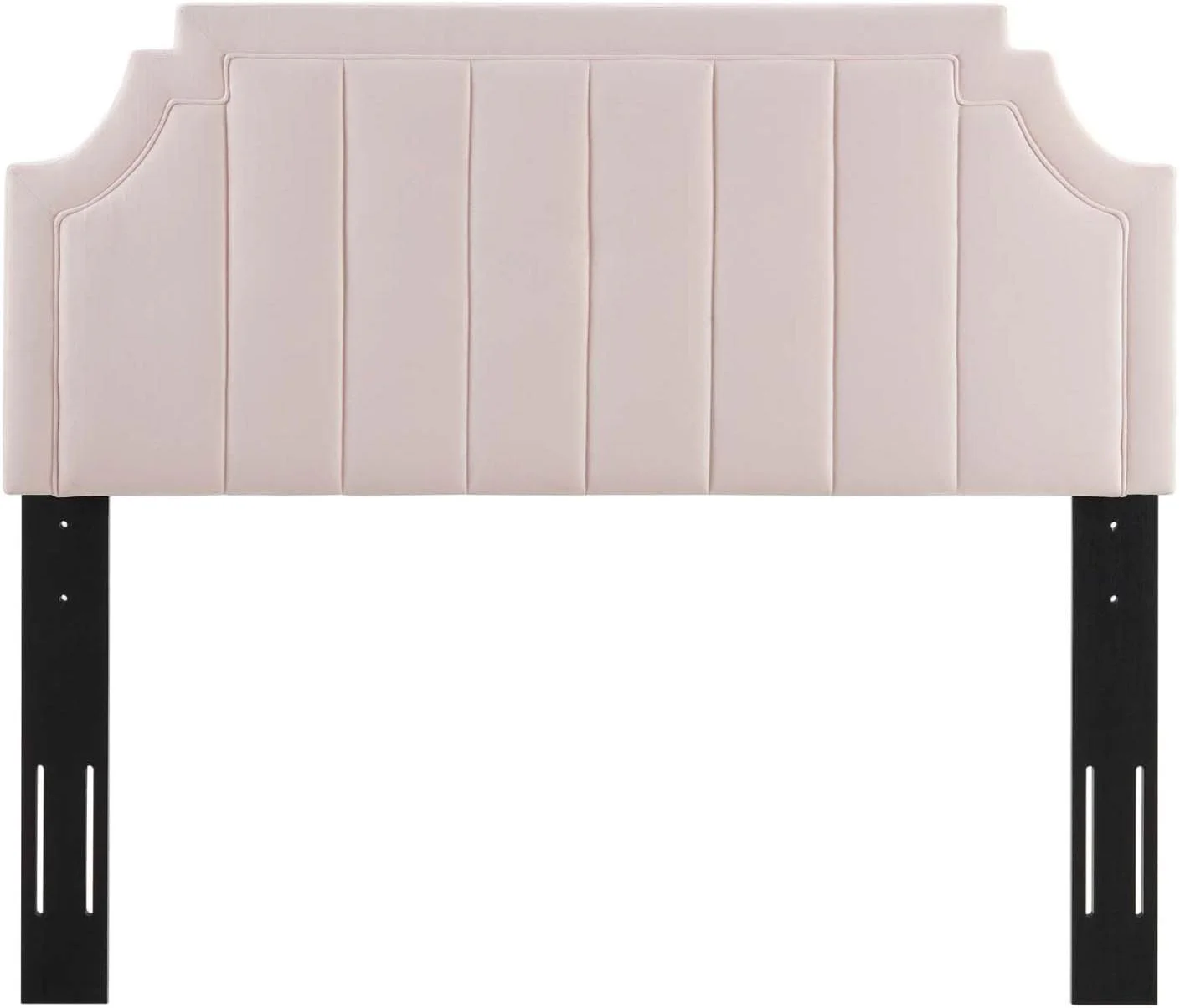 Alyona Channel Tufted Performance Velvet Headboard. .