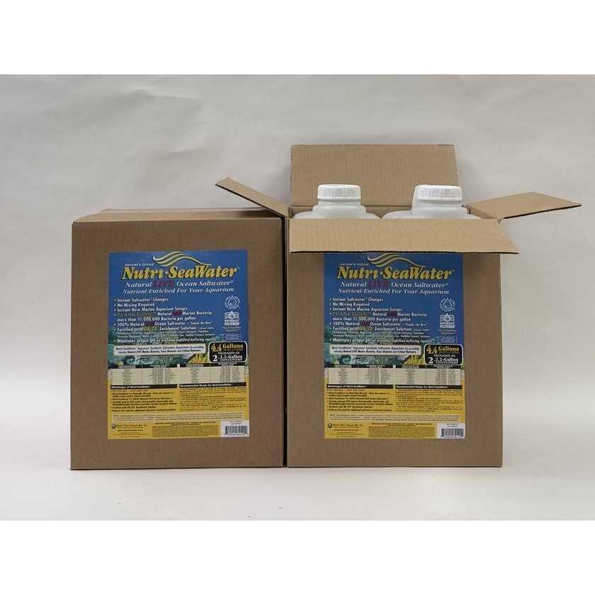 Nature’s Ocean Nutri-SeaWater Natural Live Ocean Aquarium Saltwater