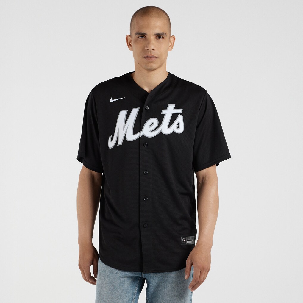 Men's New York Mets Francisco Lindor Nike Black  Replica Player Jersey