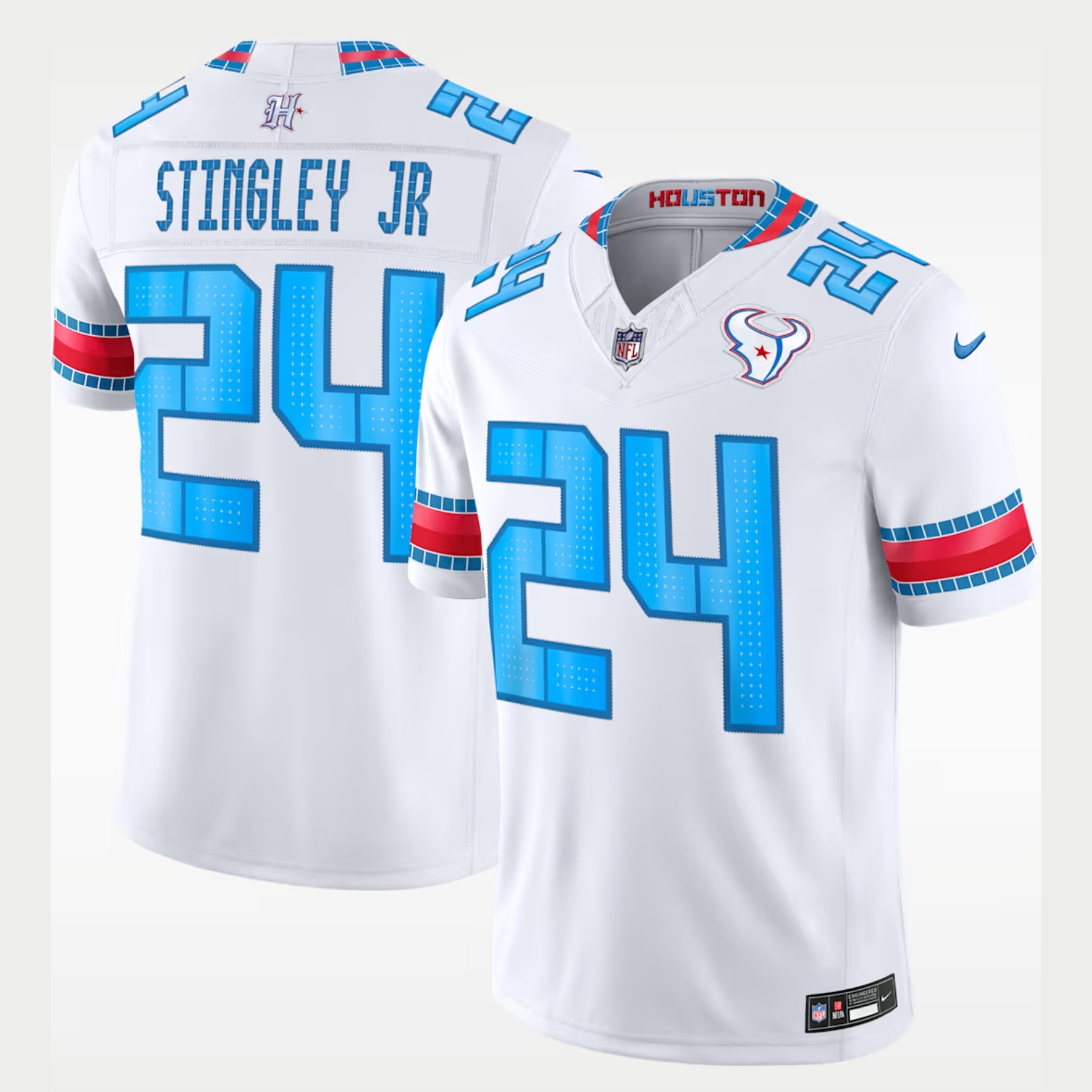 Men's Derek Stingley Jr.  Houston Texans Rivalries Collection Vapor F.U.S.E. Stitched Limited Jersey