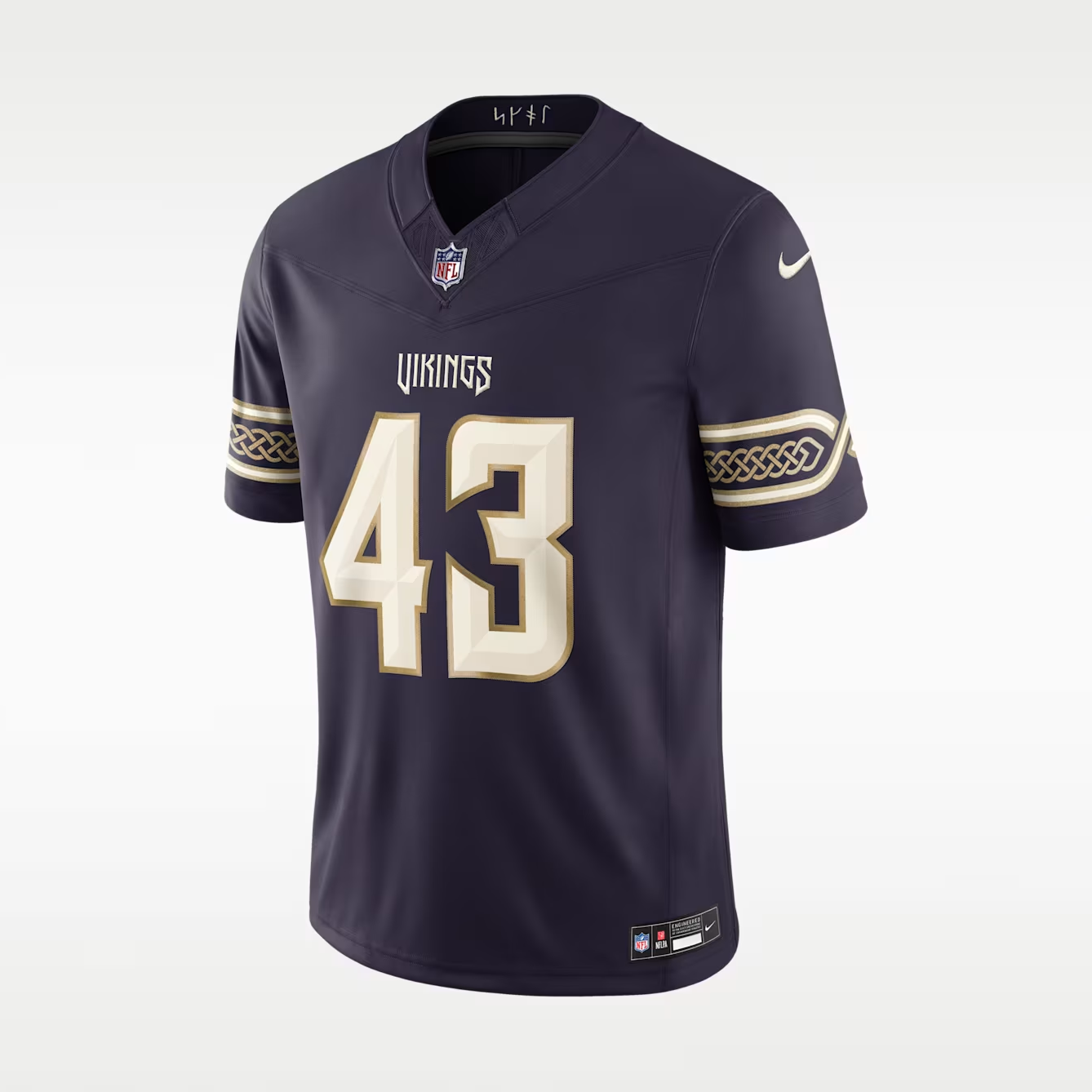 Men's Andrew Van Minnesota Vikings Rivalries Collection Vapor F.U.S.E. Stitched Limited Jersey