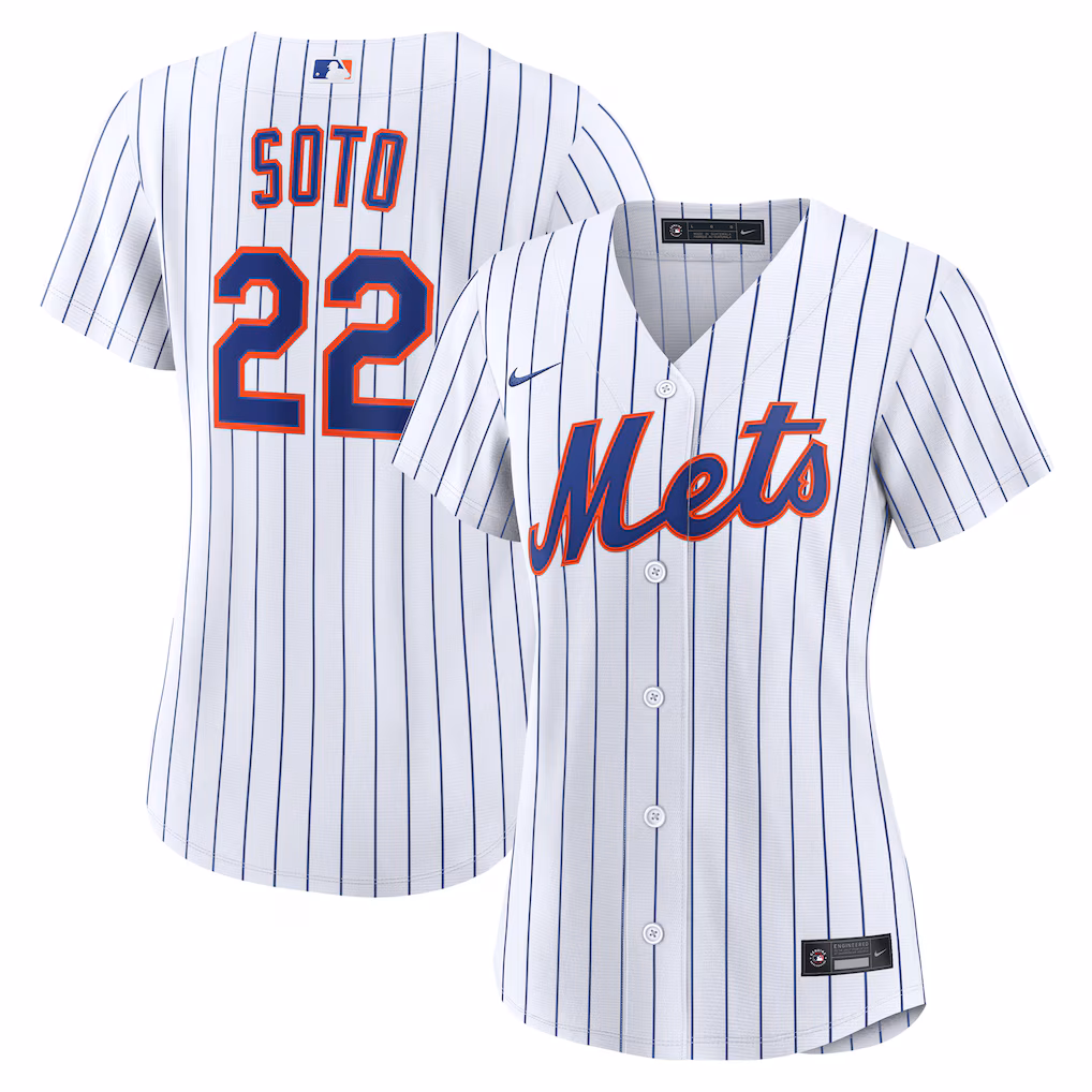 Women's New York Mets Juan Soto Nike White Home Replica Jersey
