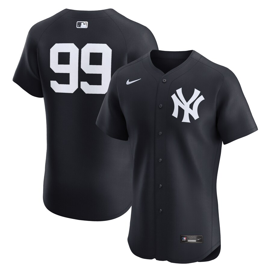 Men's New York Yankees Aaron Judge Nike Navy Alternate 2 Elite Jersey