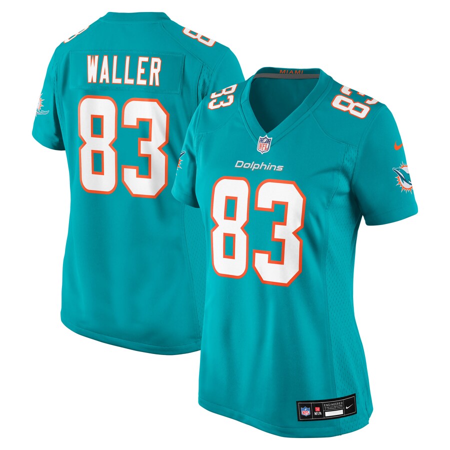 Women's Miami Dolphins Darren Waller Nike Aqua Team Game Jersey