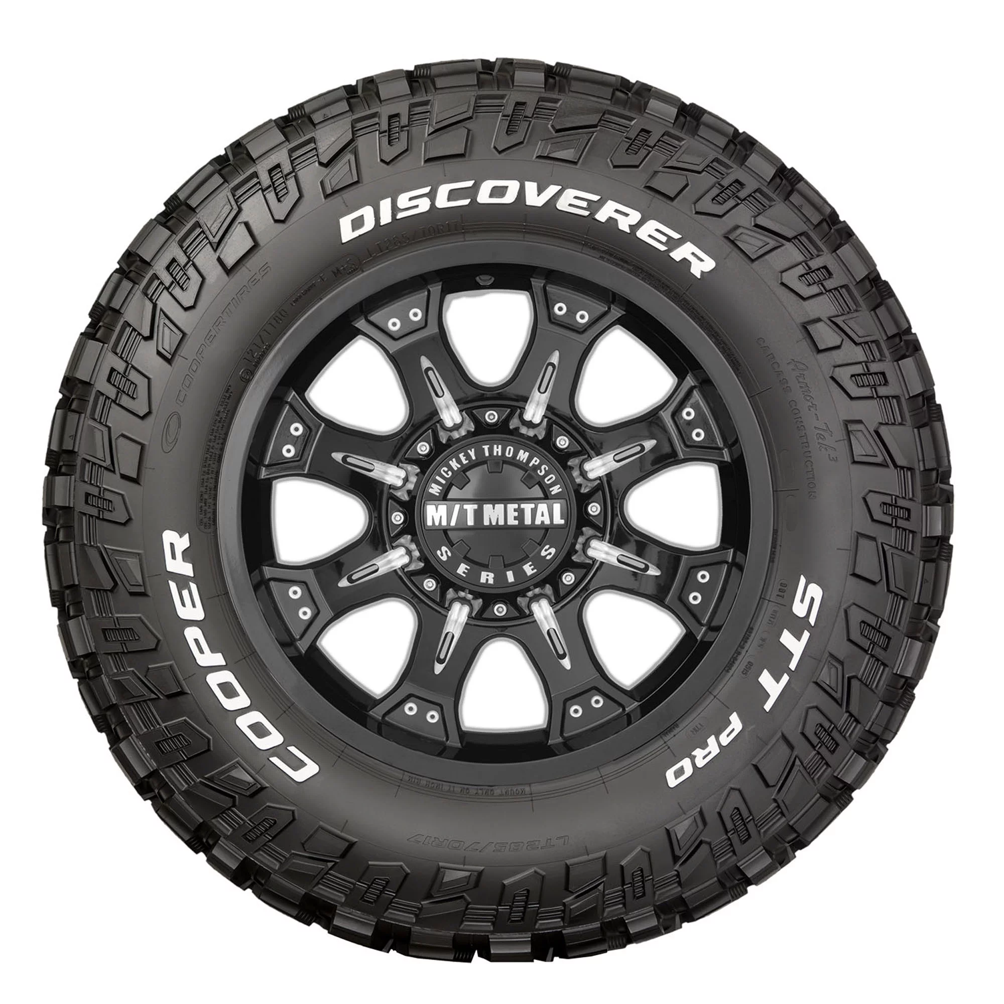 Cooper Discoverer STT Pro Mud Terrain LT37X12.50R17 124Q D Light Truck Tire