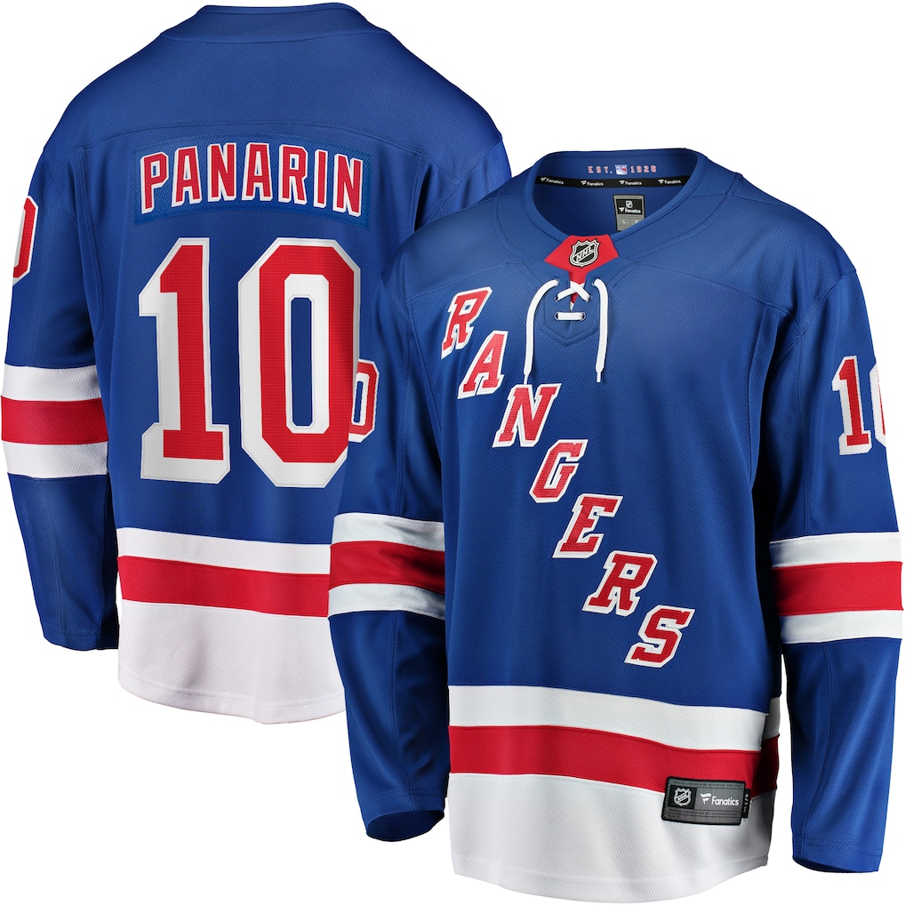 Men's New York Rangers Artemi Panarin Fanatics Blue Breakaway Jersey