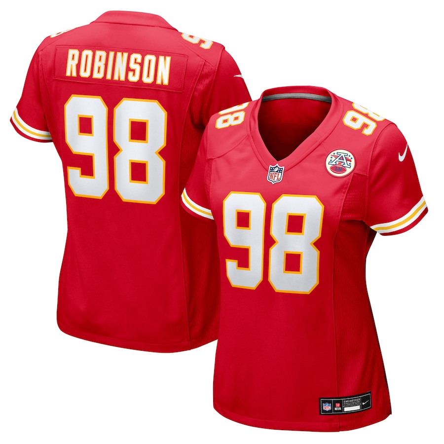 Women's Kansas City Chiefs Janarius Robinson Nike Red Team Game Jersey