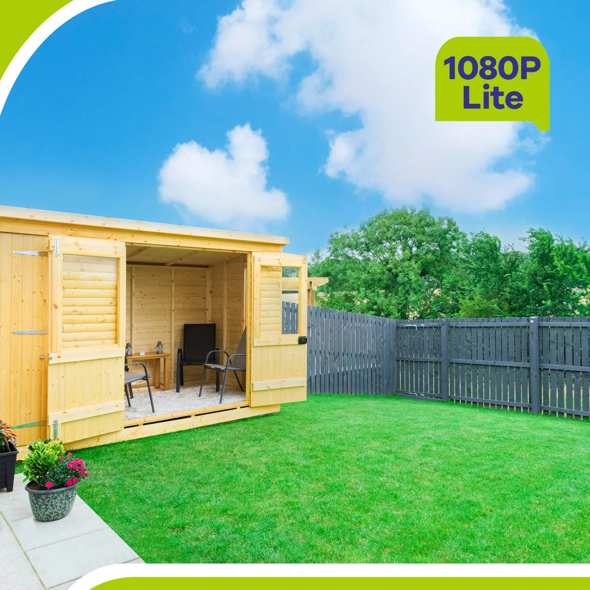 SANNCE 4CH DVR CCTV System 2PCS 2MP IP66 Waterproof Outdoor Security Cameras 1080P HDMI TVI CCTV DVR 1280TVL Surveillance Kit With 1T HDD - Curated Treasures Market