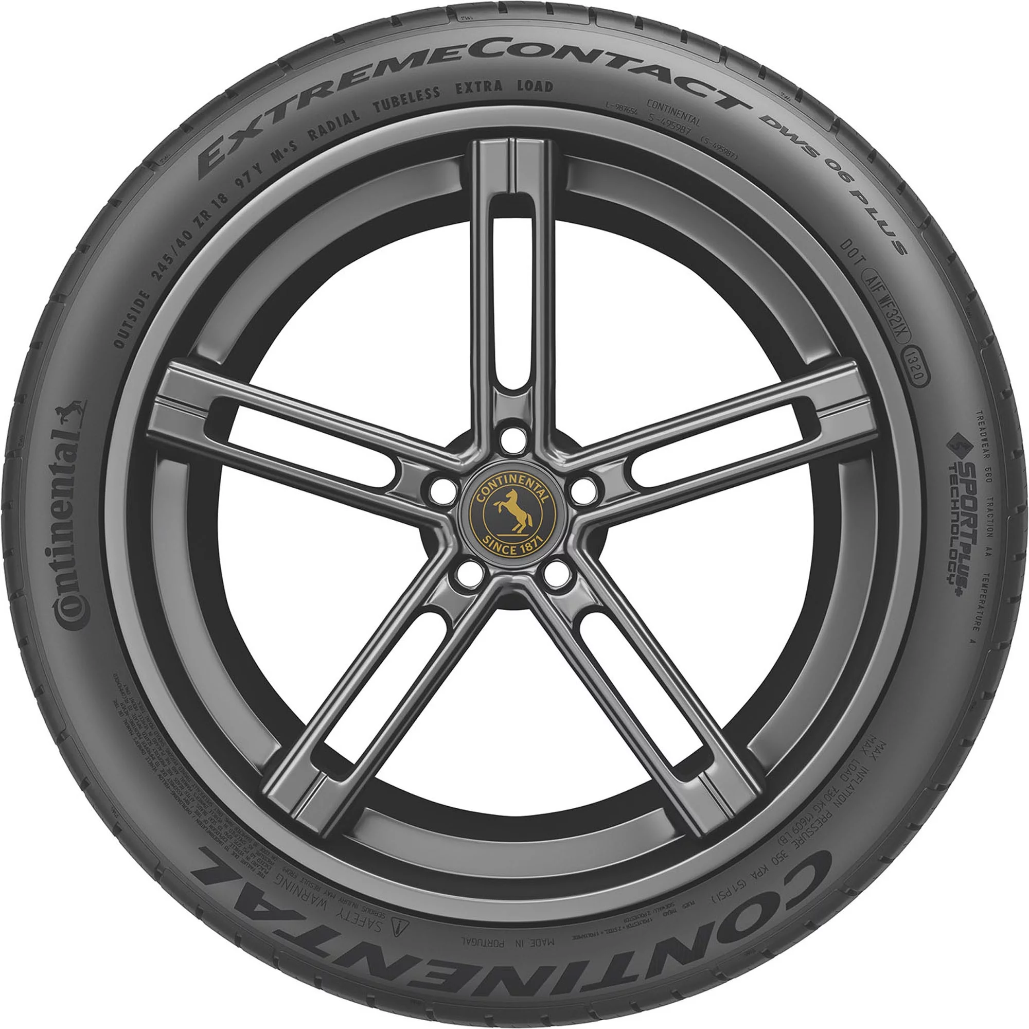 Continental ExtremeContact DWS06 PLUS UHP All Season 235/40ZR19 96W XL Passenger Tire