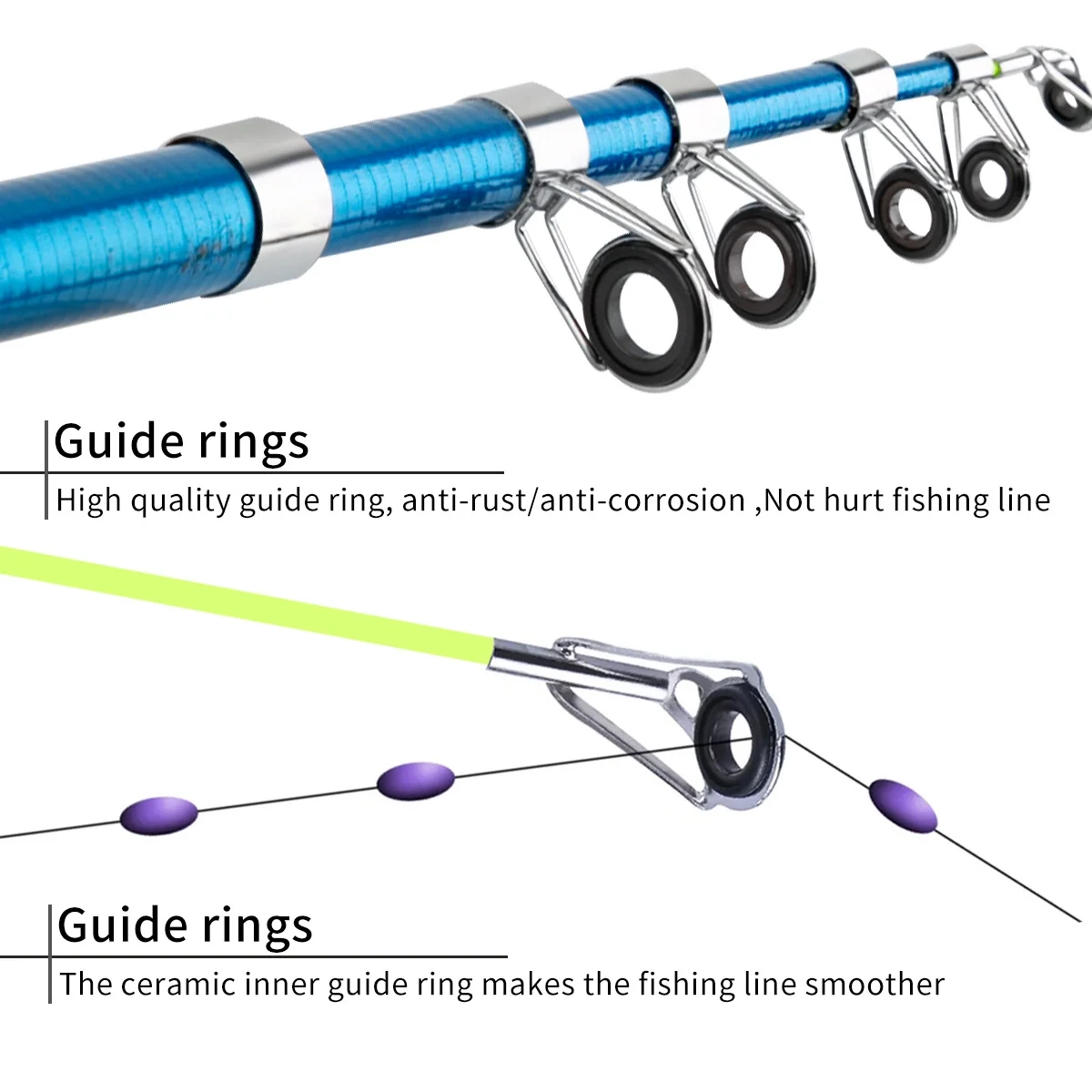 BNTTEAM Kids Fishing Rod, Kids Fishing Pole Portable Telescopic Fishing Rod and Reel Combo Kit for Boys, Girls, Youth - with Fishing Reel, Fishing Tackles, Fishing Lures, Fishing Lines - Curated Treasures Market