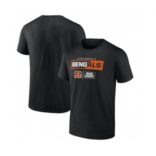Men's Cincinnati Bengals Black x Bud Light T-Shirt
