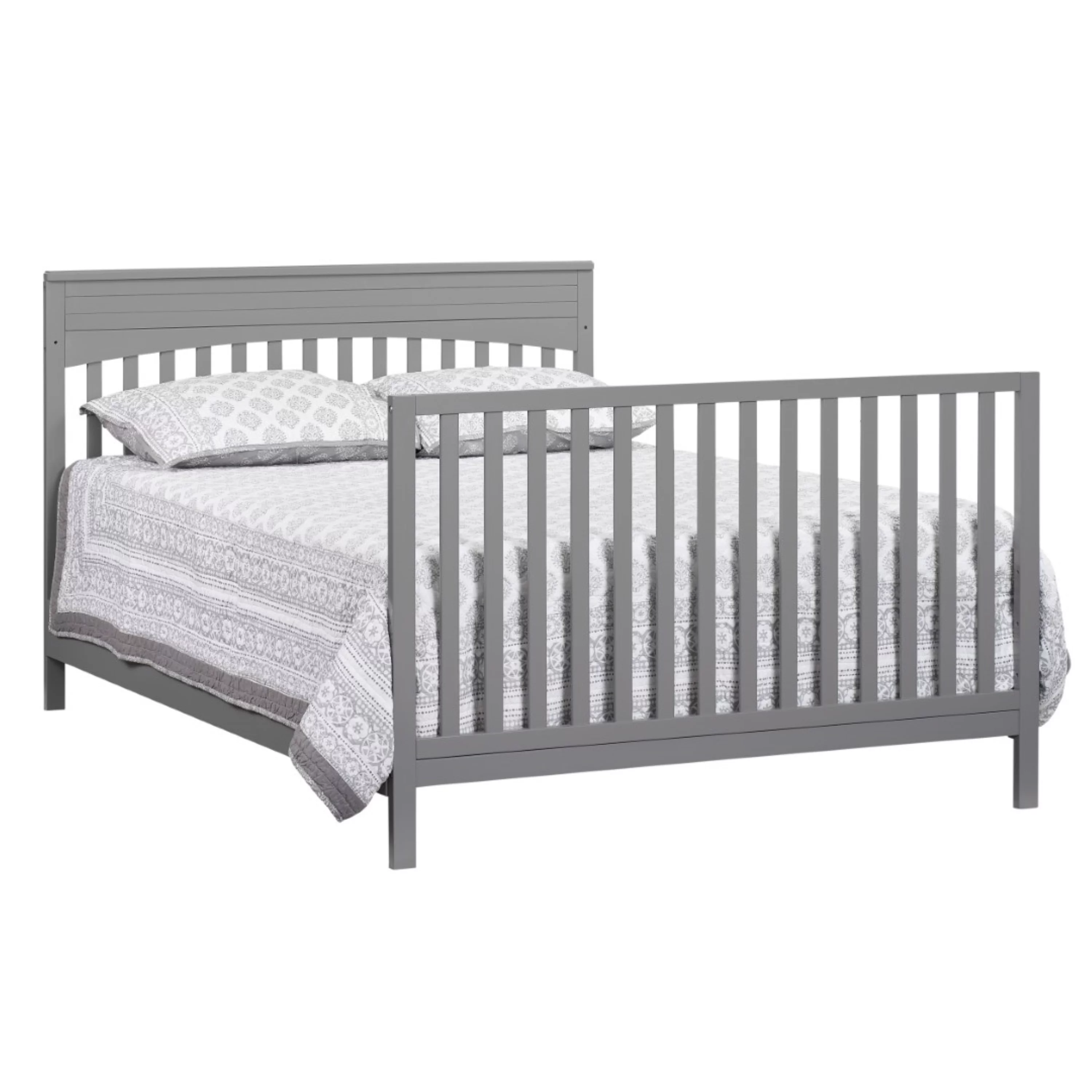 Oxford Baby Full Bed Conversion Kit for Harper 4-in-1 Convertible Crib, Dove Gray - Curated Treasures Market