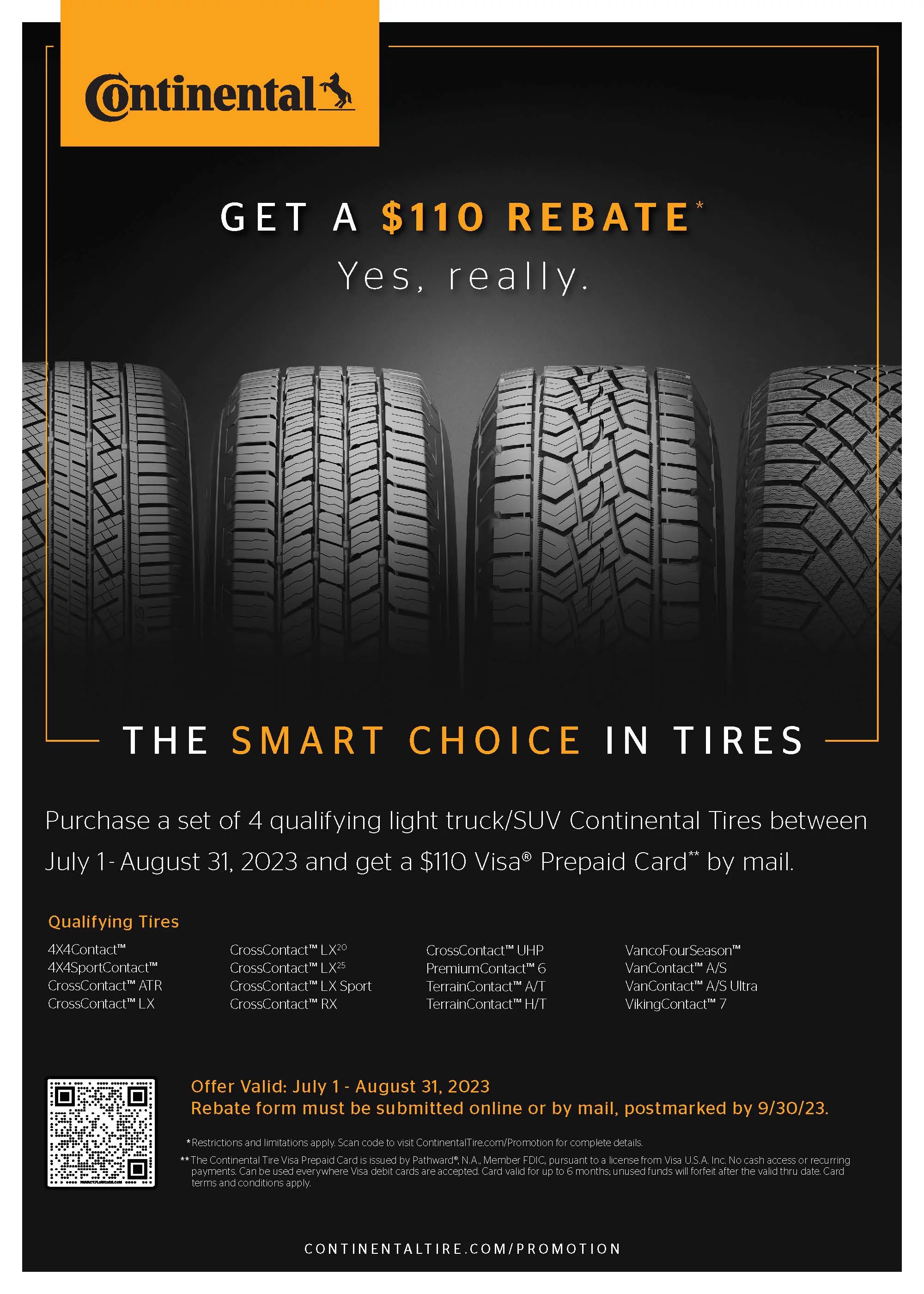 Continental Terrain Contact A/T 265/50R20 107 T Tire