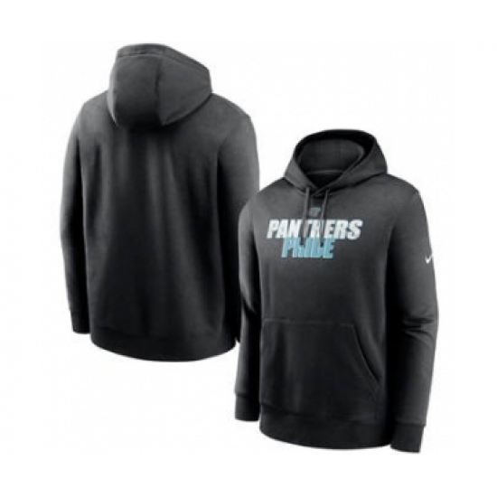 Men's Carolina Panthers Black Fan Gear Local Club Pullover Hoodie