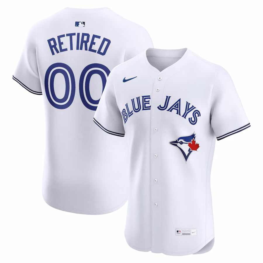 Men's Toronto Blue Jays Nike White Home Elite Pick-A-Player Retired Roster Jersey