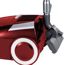 Bagged Vacuum Cleaner,Red,6L,Silent,!textile & Paper Bag,Metal Brush,2400W