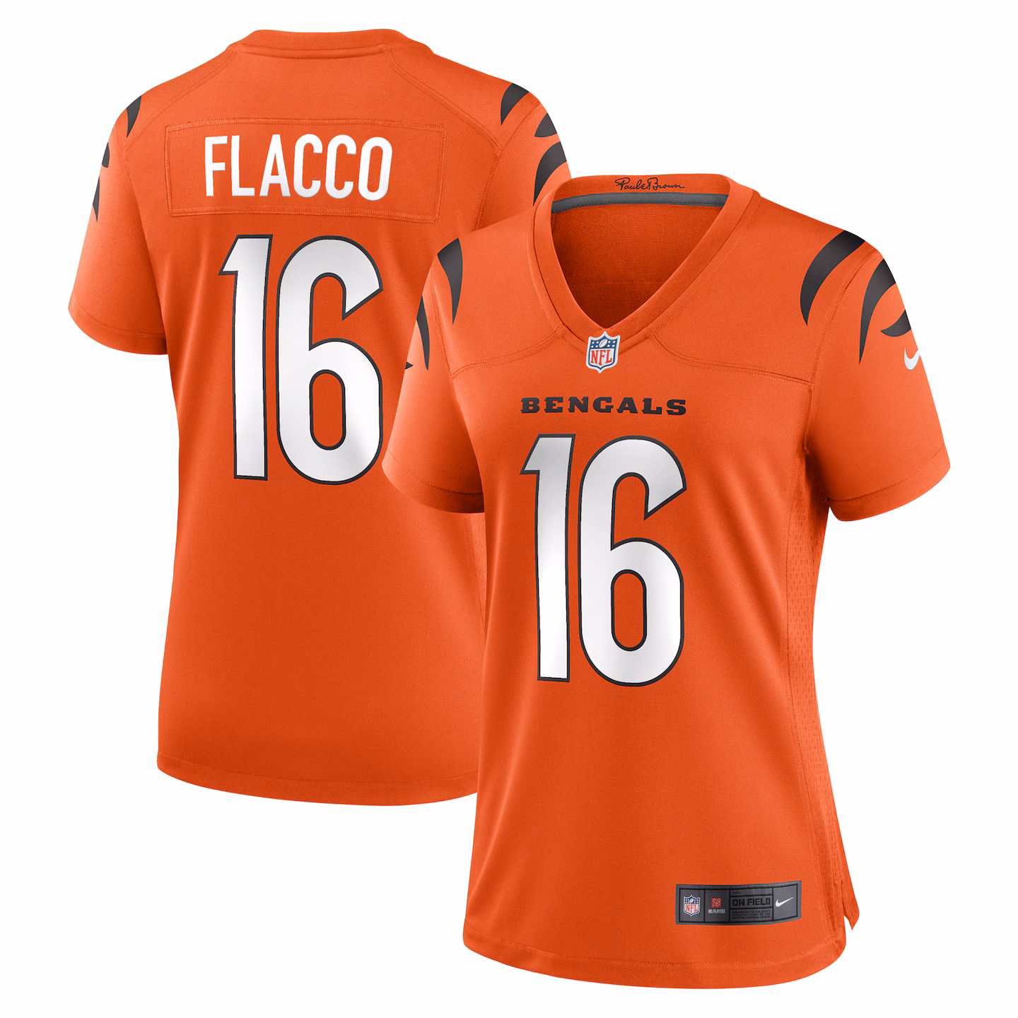 Women's Cincinnati Bengals Joe Flacco Nike Orange Alternate Game Jersey