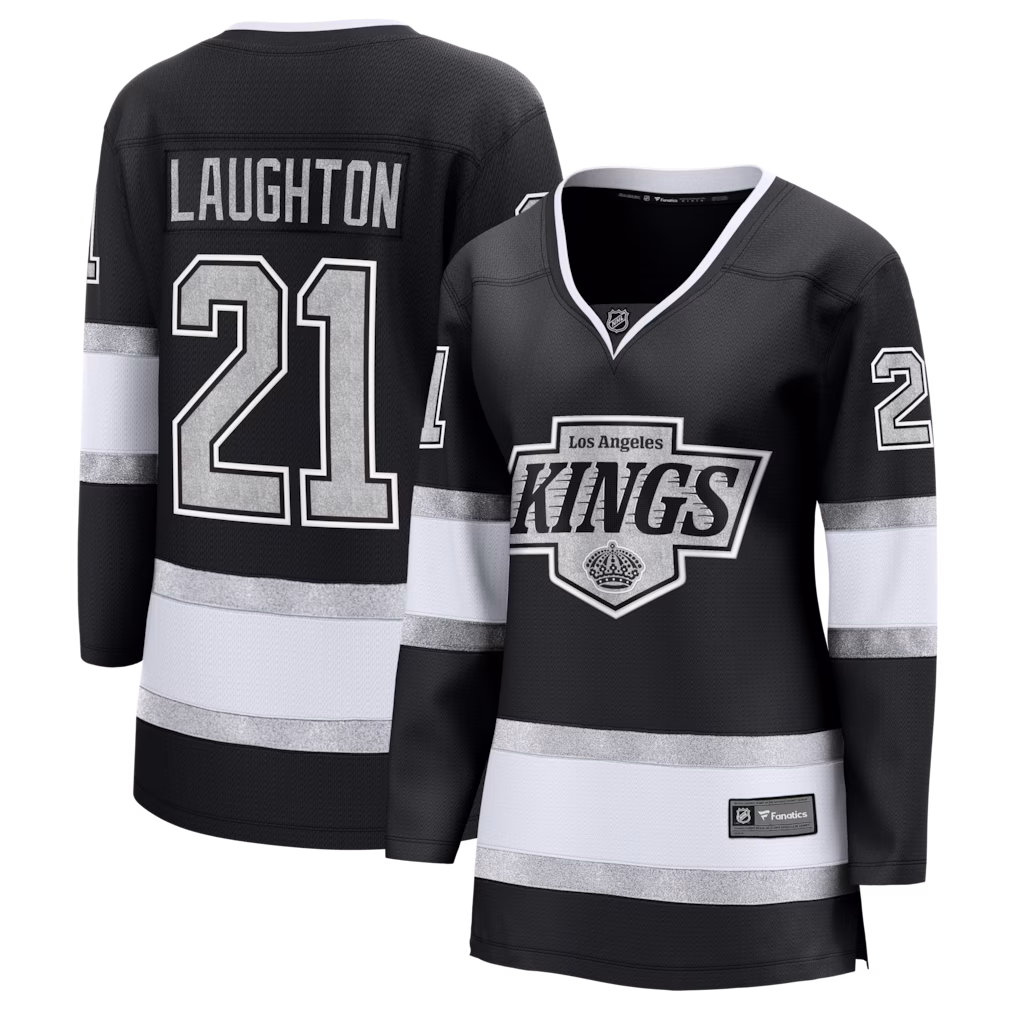 Women's Los Angeles Kings Scott Laughton Fanatics Black Home Breakaway Jersey