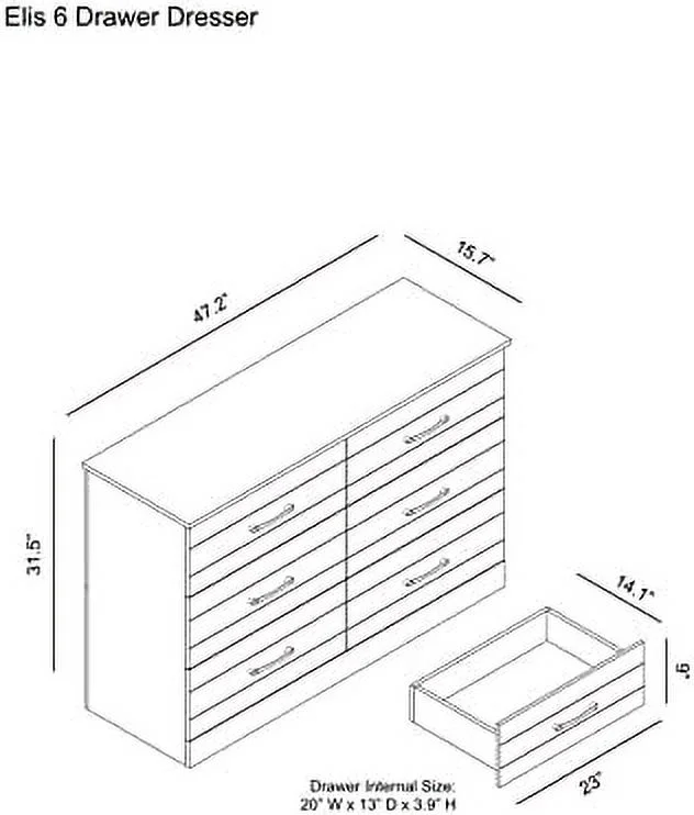 GVJMTKP Elis 5 Drawer Dresser Wooden Drawer Chest for Closet Tall Dressers for Bedroom Clothes Organizer Tool-Less Assembly 16" D x 31" W x 47" H Amber Walnut - Curated Treasures Market
