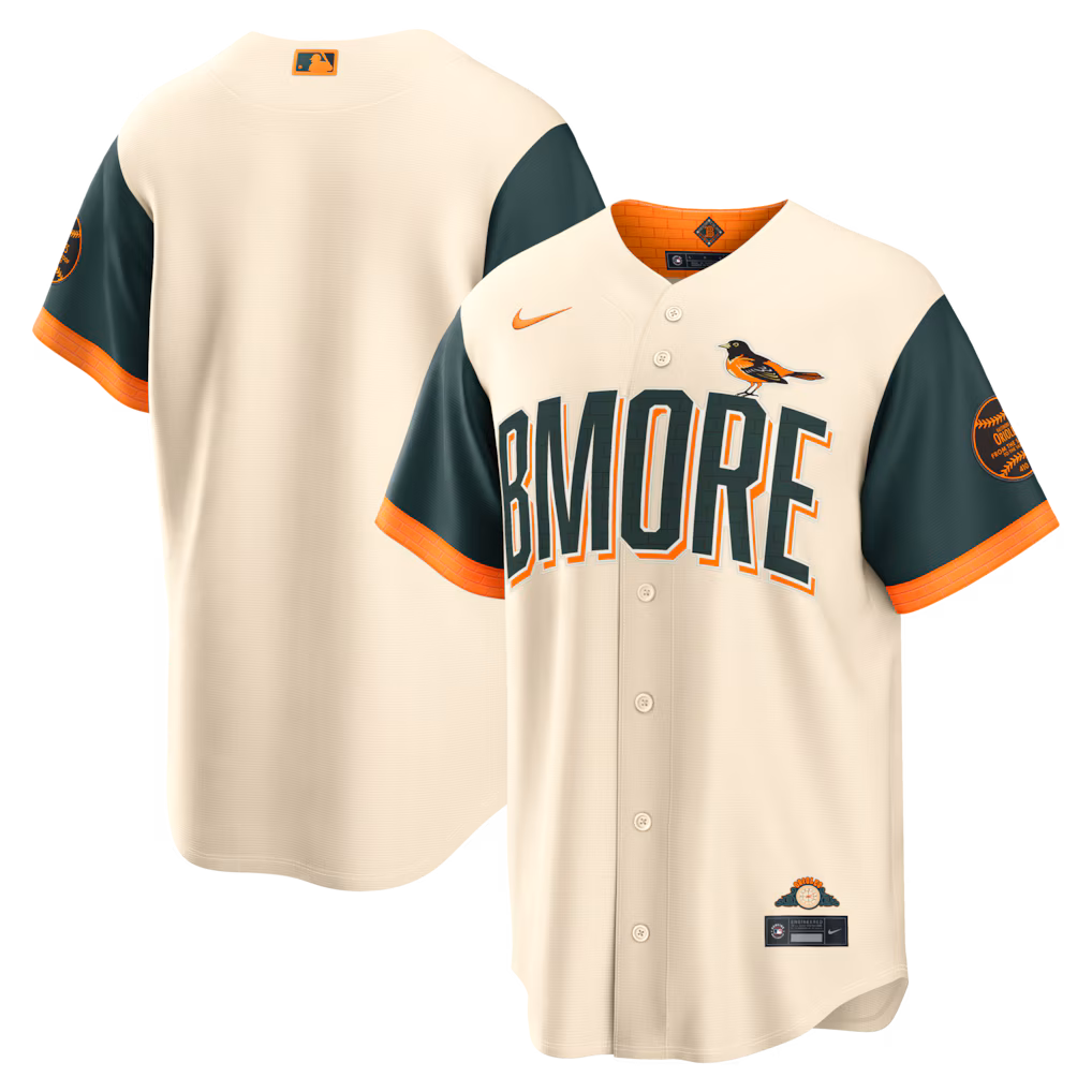 Men's Baltimore Orioles Nike Cream 2026 City Connect Stadium Jersey