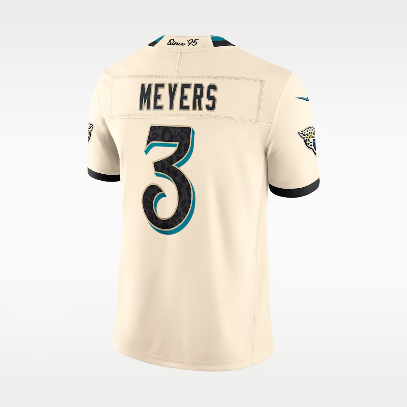 Men's Jakobi Meyers Jacksonville Jaguars Vapor F.U.S.E. Stitched Limited Jersey