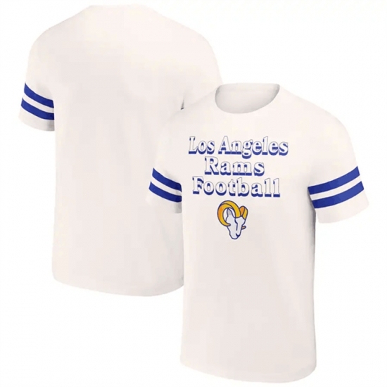 Men's Los Angeles Rams Cream X Darius Rucker Collection Vintage T Shirt