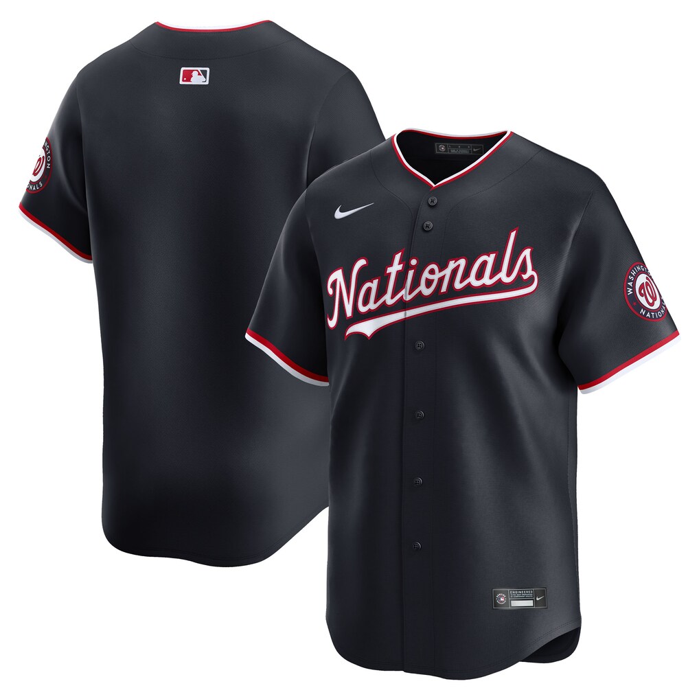 Men's Washington Nationals Nike Navy Alternate Limited Jersey
