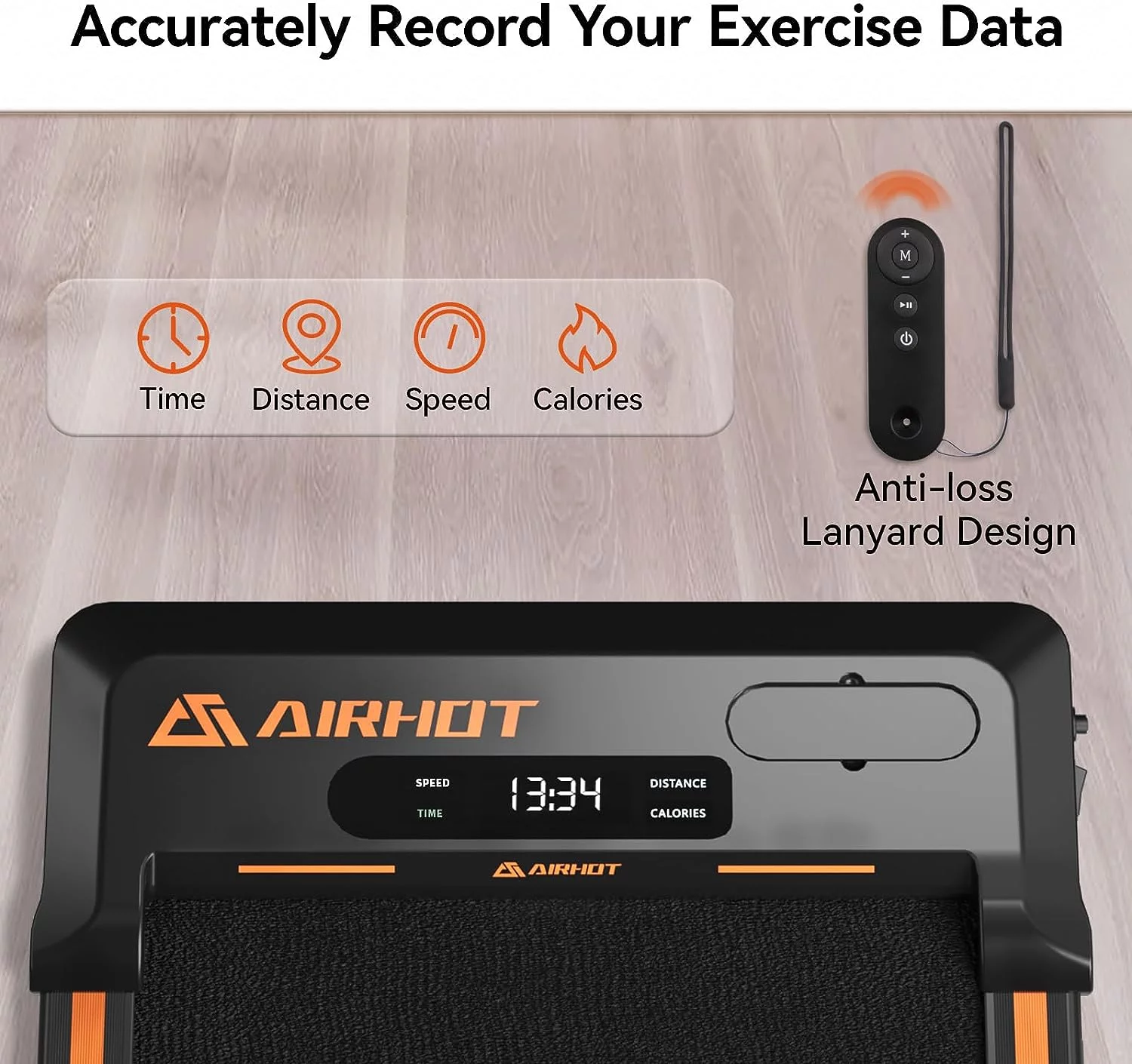 CoolHut 2.5Hp Walking Pad, Walking Area 2 in 1 Under Desk Treadmill,300lb Walking Treadmill with Remote Control and LED Display, Quiet, Compact & Small Treadmill for Home & Office, Black