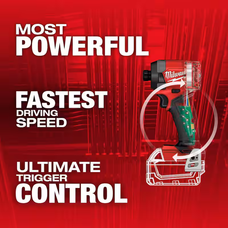 M18 FUEL 18-Volt Li-Ion Brushless Cordless 1/4 in. Hex Impact Driver & 3/8 in. Compact Impact Wrench with Friction Ring