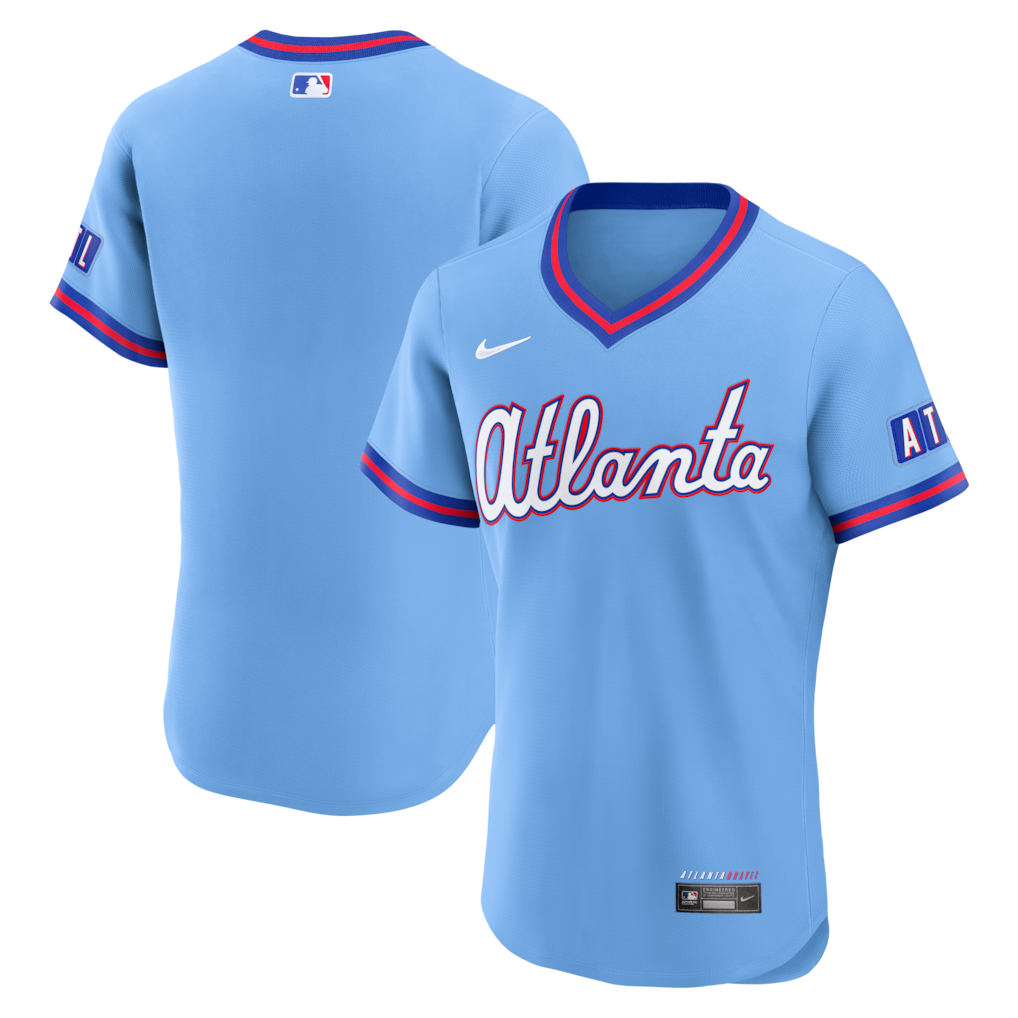 Men's Atlanta Braves Nike Powder Blue 2026 City Connect Authentic Jersey