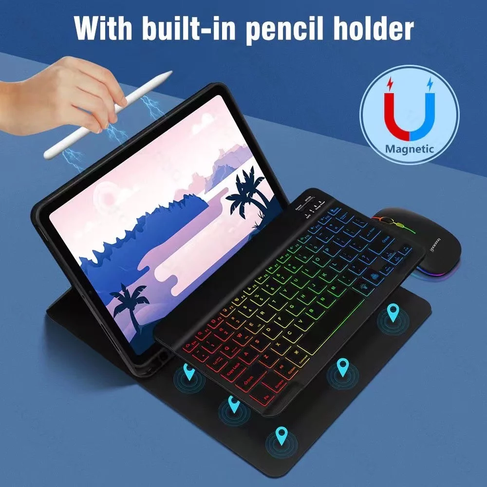 Backlit Keyboard Case for iPad 10th Gen 10.9
