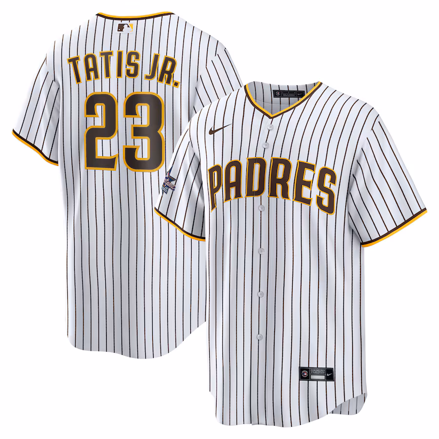 Men's San Diego Padres Fernando Tatis Jr. Nike White 2025 MLB All-Star Game Home Replica Player Jersey