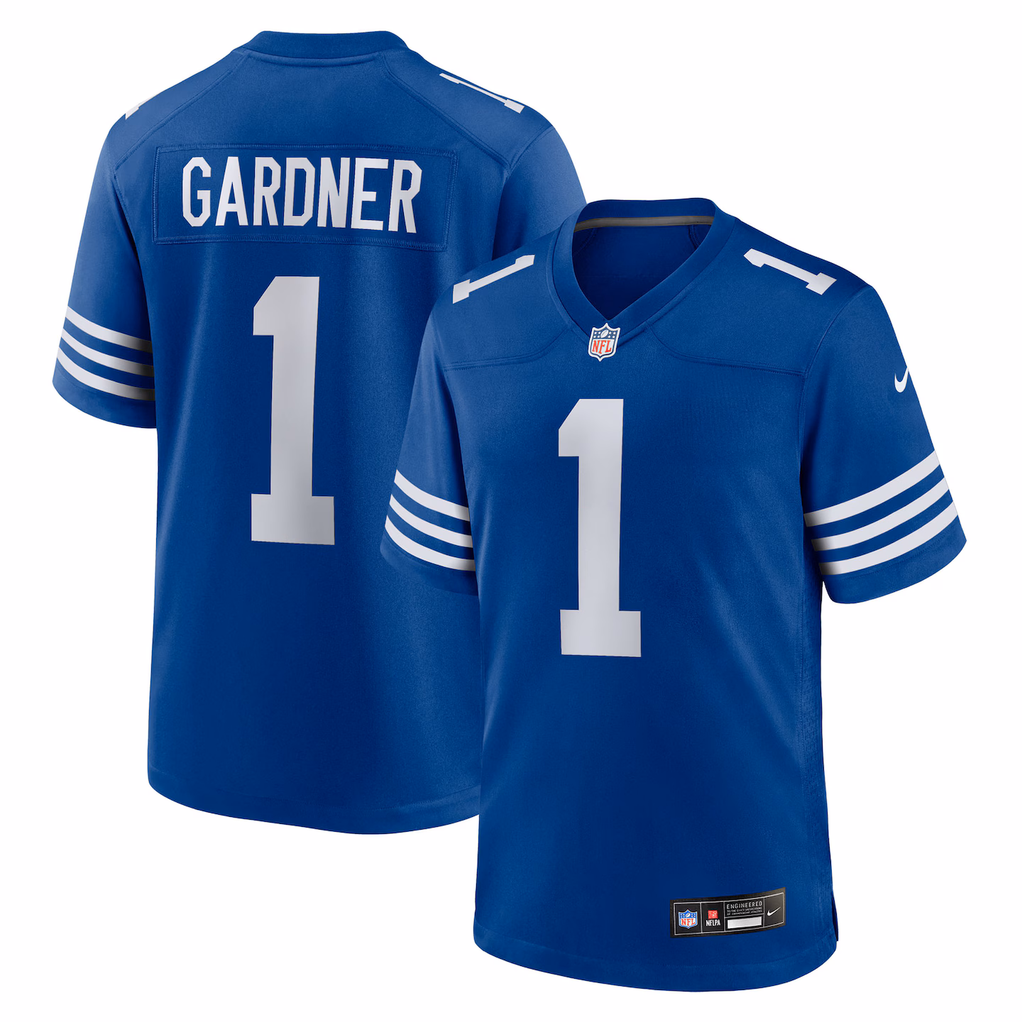 Men's Indianapolis Colts Ahmad Sauce Gardner Nike Royal Alternate Game Jersey