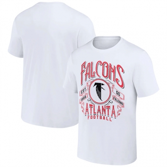 Men's Atlanta Falcons White X Darius Rucker Collection Vintage Football T Shirt