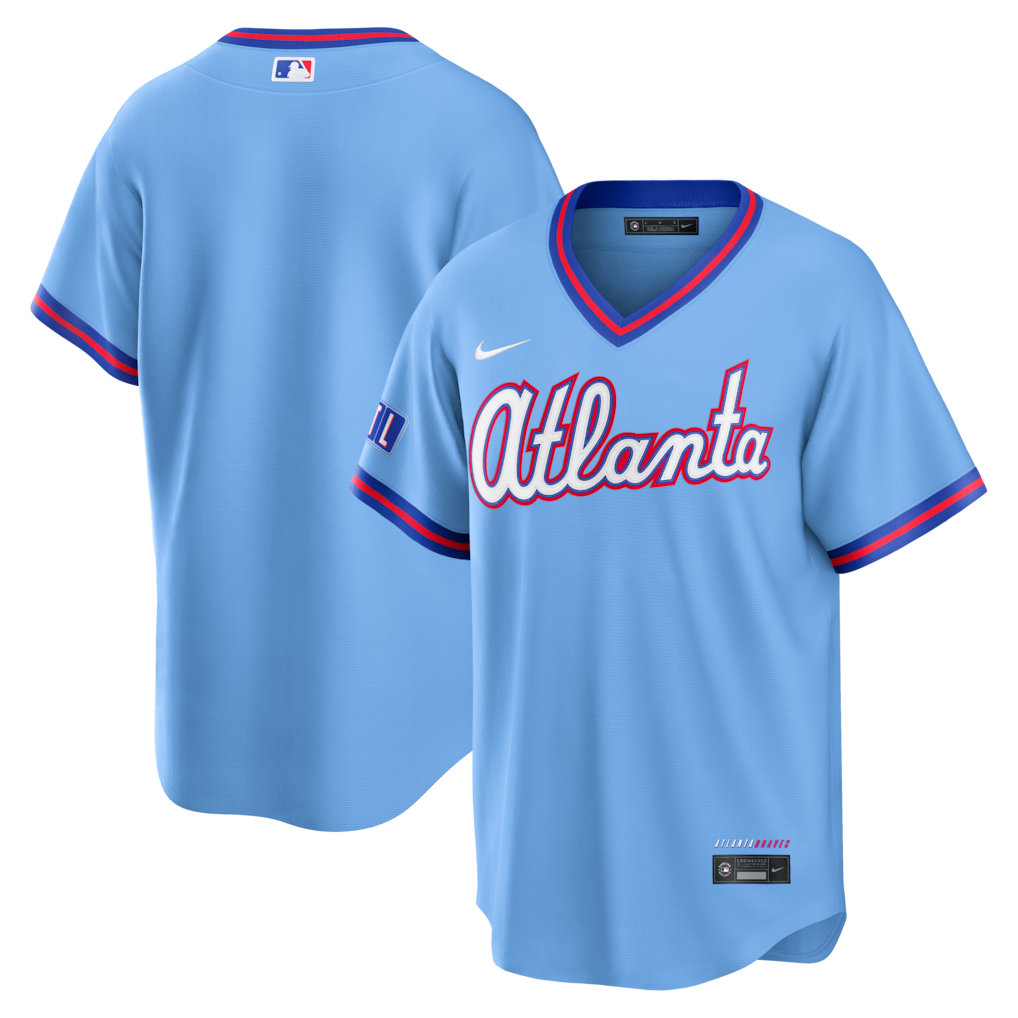 Men's Atlanta Braves Nike Powder Blue 2026 City Connect Stadium Jersey