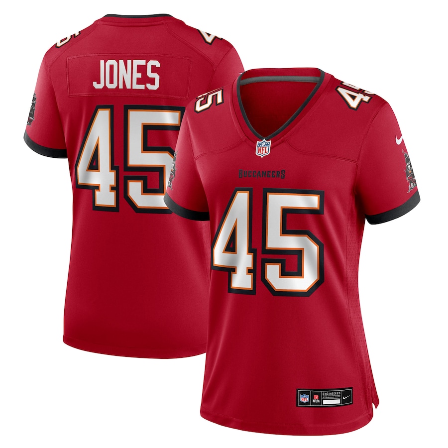 Women's Tampa Bay Buccaneers Deion Jones Nike Red Team Game Jersey
