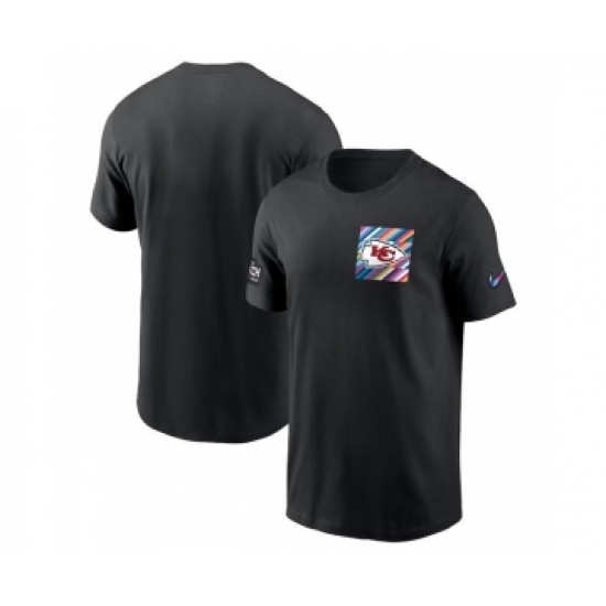 Men's Kansas City Chiefs Black 2023 Crucial Catch Sideline Tri-Blend T-Shirt