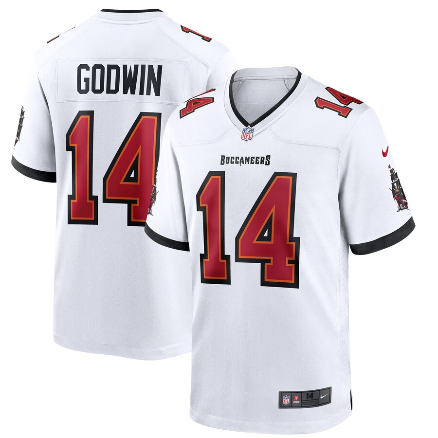 Men's Tampa Bay Buccaneers Chris Godwin Nike White Game Jersey