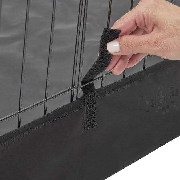 MidWest Homes For Pets Square Exercise Pen Solid Fabric Bottom 540-SQB