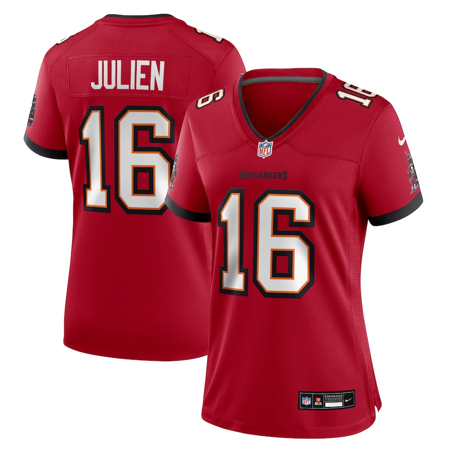 Women's Tampa Bay Buccaneers Jake Julien Nike Red Team Game Jersey