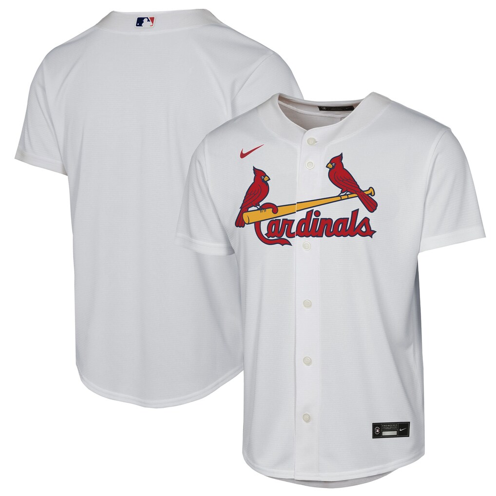 Youth St. Louis Cardinals  Nike White Home Replica Jersey