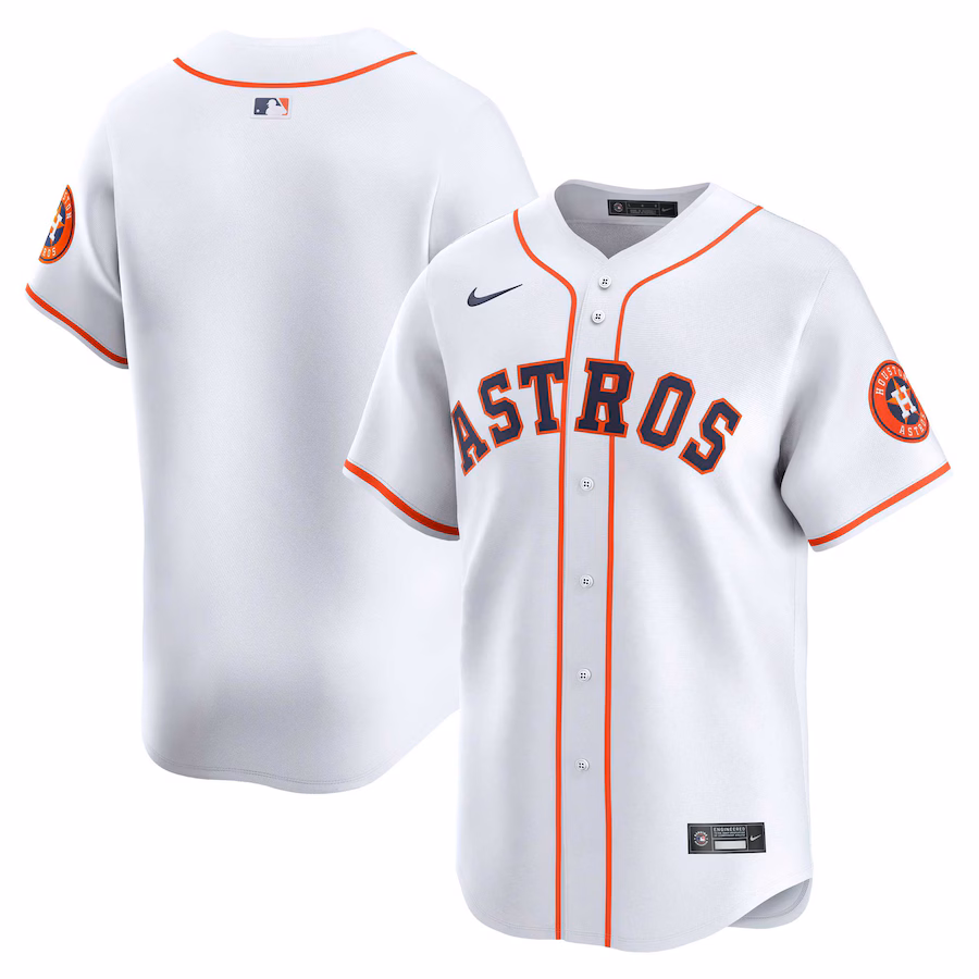 Men's Houston Astros Nike White Home Limited Player Jersey