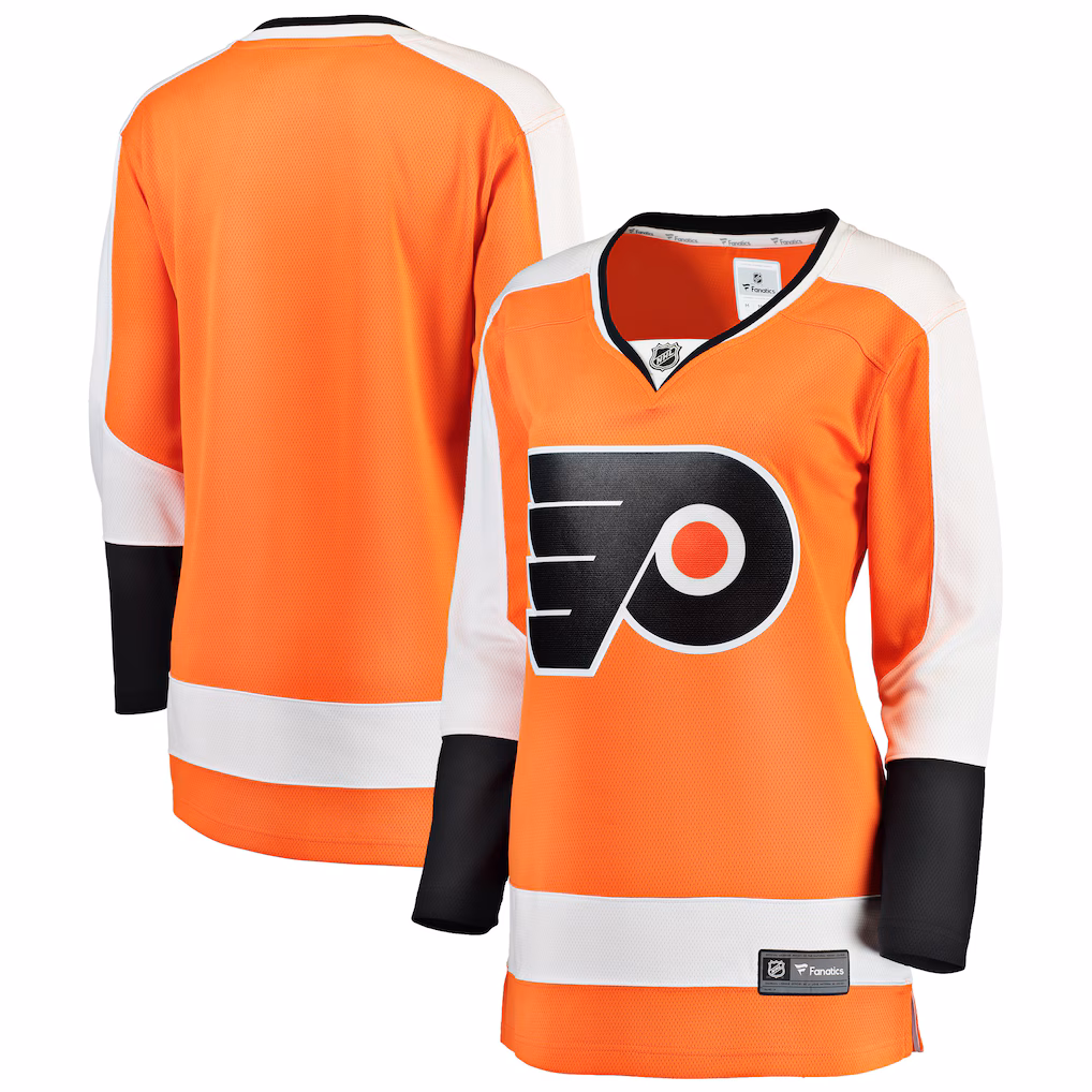 Women's Philadelphia Flyers Fanatics Orange Home Breakaway Jersey